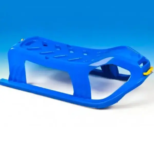 Sanie Marmat Bleu Usoara din Plastic pentru Copii