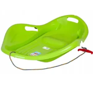Sanie Plastic Rezistent Tip Scoică Verde cu Mânere pentru Copii