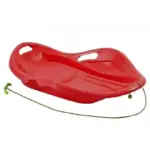 Sanie Plastic Rezistent Tip Scoica Rosie cu Manere pentru Copii