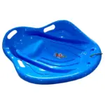 Sanie Plastic Rezistent Tip Scoica Albastra cu Manere pentru Copii