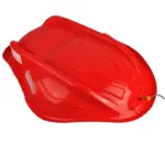 Sanie Plastic Rezistent Tip Scoica Rosie cu Manere pentru Copii