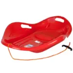 Sanie Plastic Rezistent Tip Scoica Rosie cu Manere pentru Copii