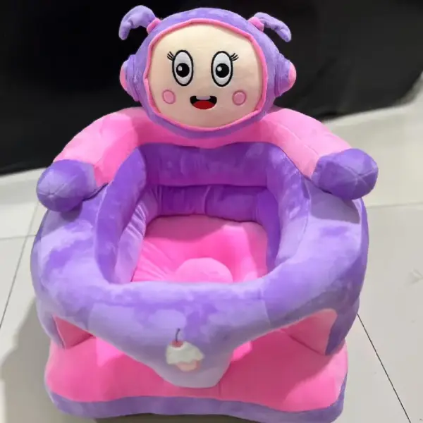 Fotoliu din Plus Moale Robotel Mov Caratoys pentru Bebe