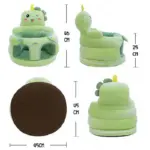 Fotoliu din Plus Premium pentru Bebelusi Model Dino Fotoliu din Plus Premium pentru Bebelusi Model Dino