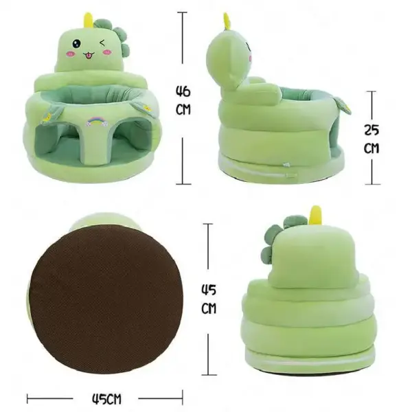 Fotoliu din Plus Premium pentru Bebelusi Model Dino