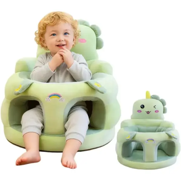 Fotoliu din Plus Premium pentru Bebelusi Model Dino