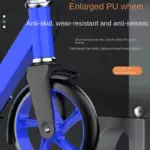 Trotinetă Pliabila Scooter Bleu cu Frane si Cric pentru Copii si Adulti