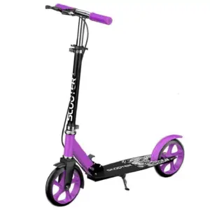 Trotinetă Pliabila Scooter Mov cu Frane si Cric pentru Copii si Adulti