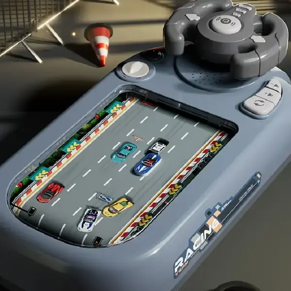 Simulator cu Volan Interactiv Curse de Masini pentru Copii