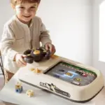 Consola Simulator cu Volan Interactiv Curse de Masini pentru Copii