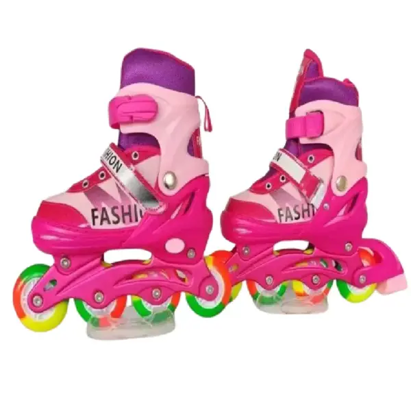Role Reglabile cu Lumini LED Fashion Roz 35-38M Role Reglabile cu Lumini LED Fashion Roz 35-38M