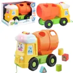 Camion Interactiv cu Forme și Lumini Jucarie de Tras 18 Luni+