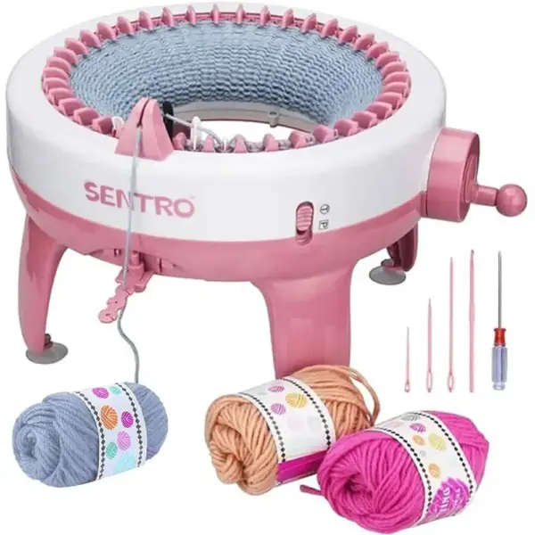 Masina de Tricotat Jucarie Creativa DIY pentru Copii Masina de Tricotat Jucarie Creativa DIY pentru Copii