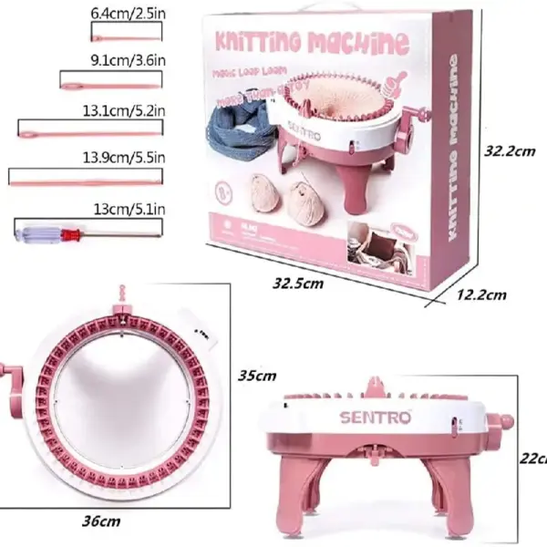 Masina de Tricotat Jucarie Creativa DIY pentru Copii