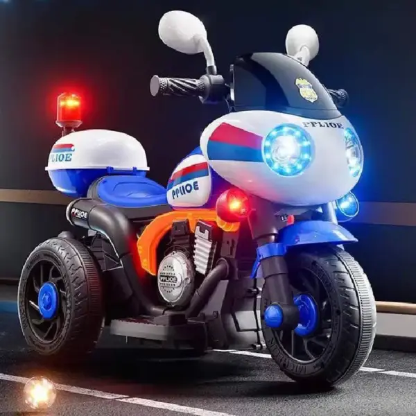 Motocicleta Electrica cu 3 Roti 6V cu Telecomanda pentru Copii