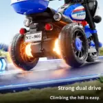 Motocicleta Electrica cu 3 Roti 6V cu Telecomanda pentru Copii