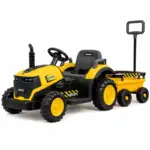 Tractor Electric cu Remorca XXL, Doua Motoare 12V, Lumini LED, Sunete Realiste pentru Copii Tractor Electric cu Remorca XXL, Doua Motoare 12V, Lumini LED, Sunete Realiste pentru Copii