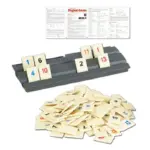 Joc de Societate Digital Game Tip Rummy cu 106 Piese si 4 Suporturi Joc de Societate Digital Game Tip Rummy cu 106 Piese si 4 Suporturi