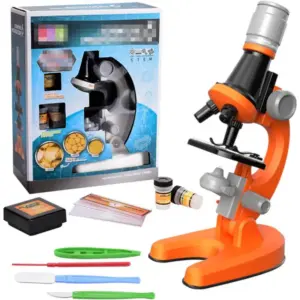 Microscop STEM cu Marire pana la 1200x pentru Copii