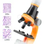 Microscop STEM cu Marire pana la 1200x pentru Copii