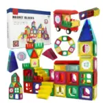 Set Constructie Magnetic Magnet Blocks 110 Piese Set Constructie Magnetic Magnet Blocks 110 Piese