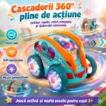 Mașinuță Stunt Turbo 360° cu Lumini LED, Muzică și Acrobații Spectaculoase Mașinuță Stunt Turbo 360° cu Lumini LED, Muzică și Acrobații Spectaculoase