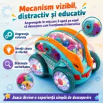 Mașinuță Stunt Turbo 360° cu Lumini LED, Muzică și Acrobații Spectaculoase Mașinuță Stunt Turbo 360° cu Lumini LED, Muzică și Acrobații Spectaculoase
