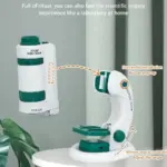 Microscop Portabil STEM pentru Copii 60X-180X cu Zoom Reglabil
