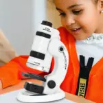 Microscop Portabil STEM 60X-180X cu Zoom Reglabil pentru Copii