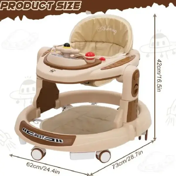 Premergator 4 in 1 OZN Maro cu Maner Parental pentru Bebelusi
