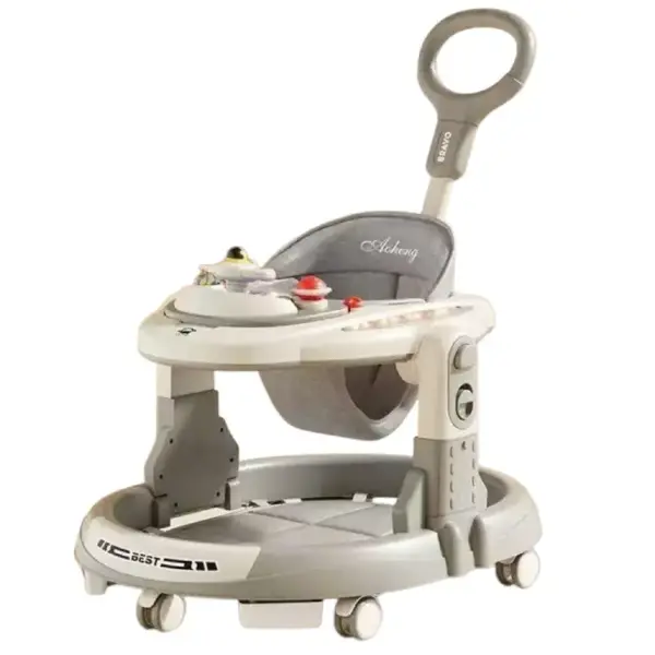 Premergator 4 in 1 OZN Gri cu Maner Parental pentru Bebelusi