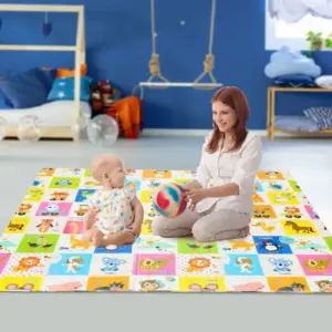 Covor Termoizolant XPE Pliabil pentru Joaca 200x150 cm