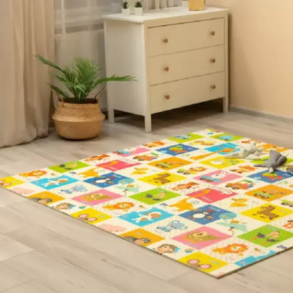 Covoras Termoizolant XPE Pliabil pentru Joaca 200x150 cm
