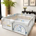 Tarc Joacă Mare 180x120 Dinozaur cu 60 Bile pentru Bebelusi si Copii