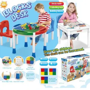 Masuta pentru Activitati si Lego cu Doua Scaune