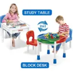 Masuta pentru Activitati si Lego cu Doua Scaune