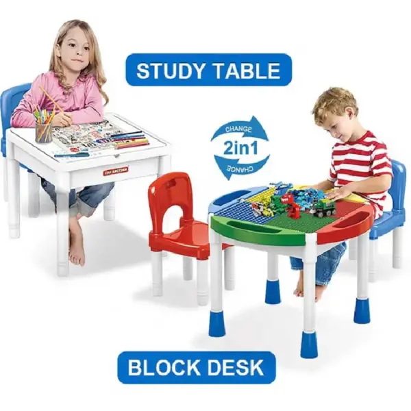 Masuta pentru Activitati si Lego cu Doua Scaune