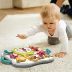 Jucarie Interactiva Senzoriala Busy Board pentru Bebelusi