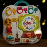 Jucarie Interactiva Senzoriala Busy Board pentru Bebelusi