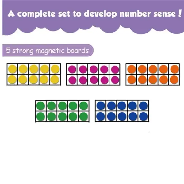 Joc Educativ Magnetic de Matematica pentru Copii