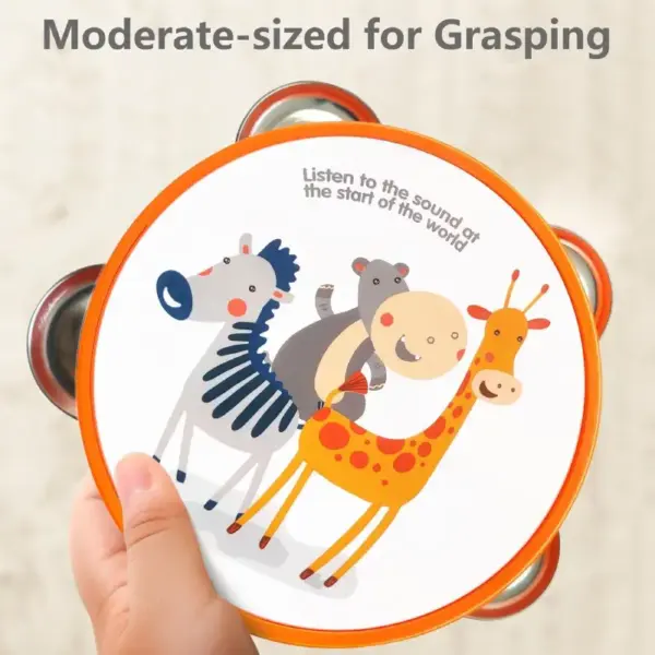 Set Instrumente Muzicale pentru Copii cu Toba, Trompeta, Tamburina, Fluier si Maracas