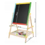 Tabla Magnetica din Lemn tip Sevalet 66 cm pentru Copii Tabla Magnetica din Lemn tip Sevalet 66 cm pentru Copii