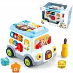 Autobuz Interactiv Multifunctional cu Activitati pentru Bebe Autobuz Interactiv Multifunctional cu Activitati pentru Bebe