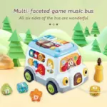 Autobuz Interactiv Multifunctional cu Activitati pentru Bebe Autobuz Interactiv Multifunctional cu Activitati pentru Bebe