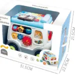 Autobuz Interactiv Multifunctional cu Activitati pentru Bebe Autobuz Interactiv Multifunctional cu Activitati pentru Bebe