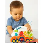 Jucarie Interactiva Tren pentru Copii cu Animalute Sunete si Activitati Educative