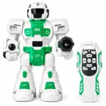 Robot Interactiv pentru Copii cu Telecomanda Lumini Sunete Dans si Efect de Abur Robot Interactiv pentru Copii cu Telecomanda Lumini Sunete Dans si Efect de Abur