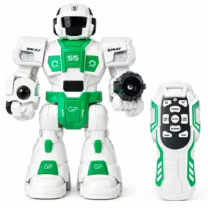 Robot Interactiv pentru Copii cu Telecomanda Lumini Sunete Dans si Efect de Abur