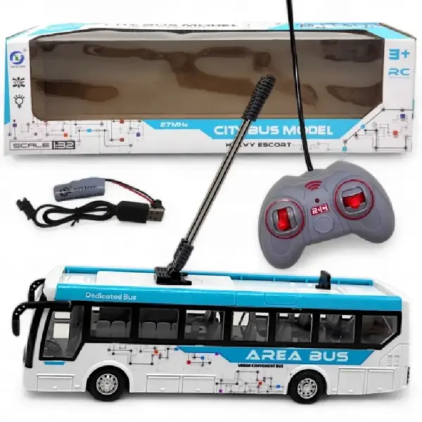 Autobuz Articulat cu Telecomanda cu Radiocomanda pentru Copii