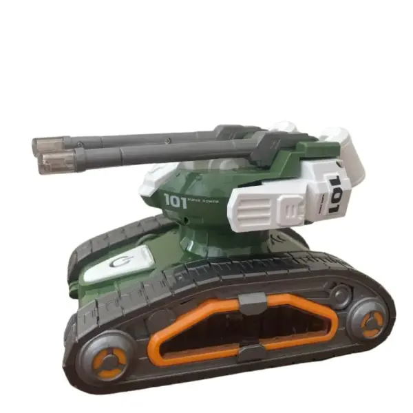 Tanc de Jucarie 101 Super Power cu Tunuri Duble Design Militar